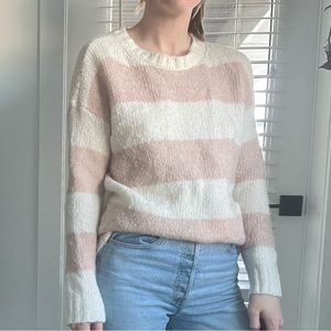 American Eagle Striped Sweater | L